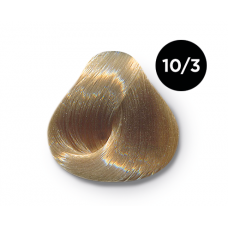 Перманентная крем-краска для волос OLLIN COLOR 10/3 светлый блондин золотистый (60мл)