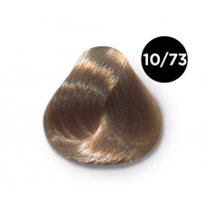 Перманентная крем-краска для волос OLLIN COLOR 10/73 светлый блондин коричнево-золотистый (60мл)