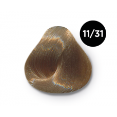 Перманентная крем-краска для волос OLLIN COLOR 11/31 специальный блондин золотисто-пепельный (60мл)