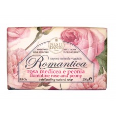Мыло ROMANTICA FLORENTINE ROSE & PEONY Флорентийская роза и Пион (250г)