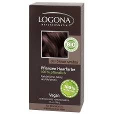 Растительная краска для волос 090 Умбра темно-коричневый (100мл)