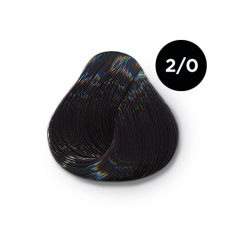 Перманентная крем-краска для волос OLLIN COLOR 2/0 черный (60мл)