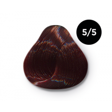 Перманентная крем-краска для волос OLLIN COLOR 5/5 светлый шатен махагоновый (60мл)