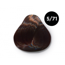 Перманентная крем-краска для волос OLLIN COLOR 5/71 светлый шатен коричнево-пепельный (60мл)