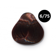 Перманентная крем-краска для волос OLLIN COLOR 6/75 темно-русый коричнево-махагоновый (60мл)