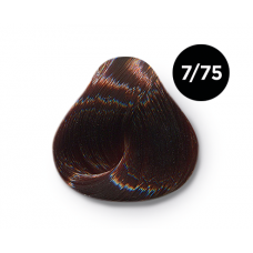 Перманентная крем-краска для волос OLLIN COLOR 7/75 русый коричнево-махагоновый (60мл)