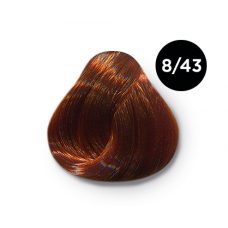 Перманентная крем-краска для волос OLLIN COLOR 8/43 светло-русый медно-золотистый (60мл)