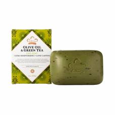 Мыло OLIVE OIL & GREEN TEA с оливковым маслом и зеленым чаем (142г)