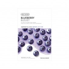 Маска-салфетка REAL NATURE Blueberry/Голубика (20г)