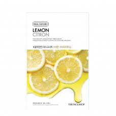 Маска-салфетка REAL NATURE Lemon/Лимон (20г)